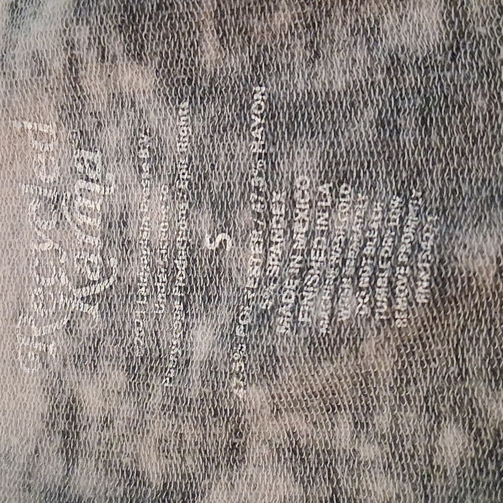 Recycled Karma Gray AC/DC Textured Sweatshirt - Picture 2 of 4